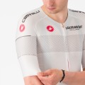 Heren Fietskleding Wit Giro d'Italia 2024 koersshirt