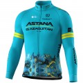 Heren Fietskleding Biemme Astana Qazaqstan 2024-shirt met lange mouwen Heren Fietskleding Biemme Astana Qazaqstan 2024-shirt met lange mouwen