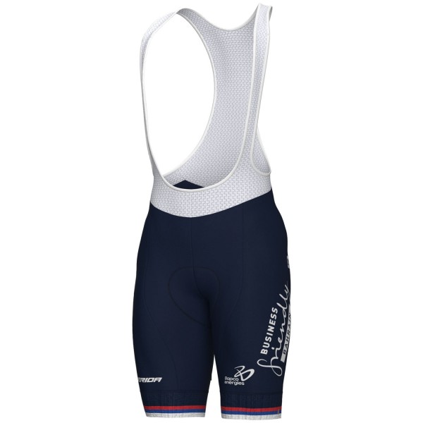 Heren Fietskleding Ale Bahrain Victorious 2024 Bib Shorts - Servisch Kampioen