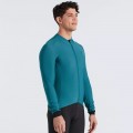 Heren Specialized SL Expert Thermal wielershirt met lange mouwen - Groen