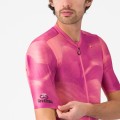 Heren Fietskleding Giro d'Italia 2025 espresso roze shirt