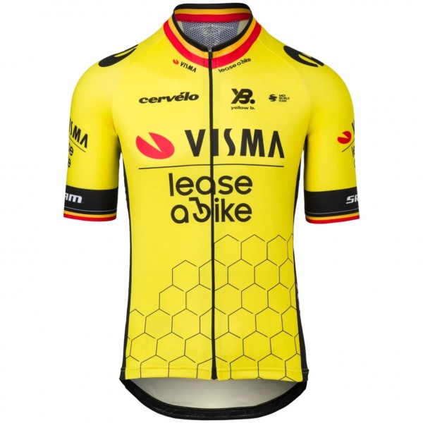 Heren Teamkleding Visma Lease a Bike 2025 Shirt - Wout Van Aert