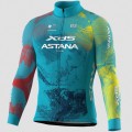 Heren Fietskleding Biemme XDS Astana 2025 shirt met lange mouwen Heren Fietskleding Biemme XDS Astana 2025 shirt met lange mouwen