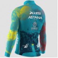Heren Fietskleding Biemme XDS Astana 2025 shirt met lange mouwen Heren Fietskleding Biemme XDS Astana 2025 shirt met lange mouwen