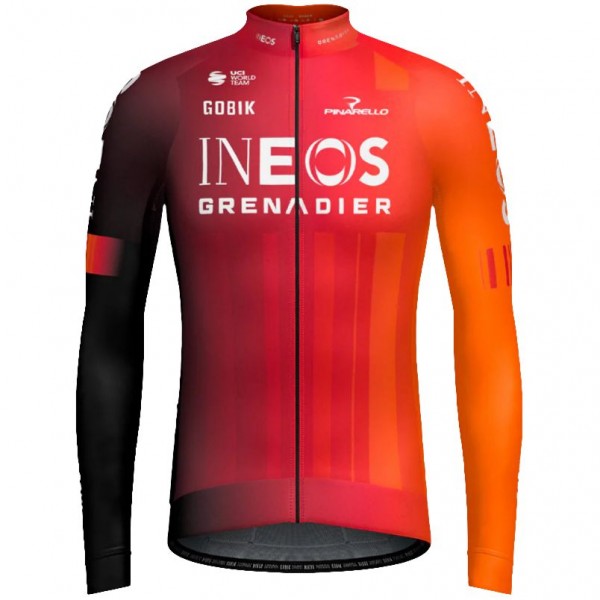 Heren Fietskleding Gobik Ineos Grenadiers 2025 Hyder trui met lange mouwen