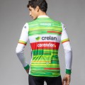 Heren Fietskleding Ale Crelan Corendon 2025 shirt met lange mouwen