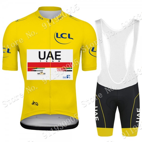 Yellow UAE Emirates Tour De France 2021 Fietskleding Fietsshirt Korte Mouw+Korte Fietsbroeken Bib 2021072942 Yellow UAE Emirates Tour De France 2021 Fietskleding Fietsshirt Korte Mouw+Korte Fietsbroeken Bib 2021072942
