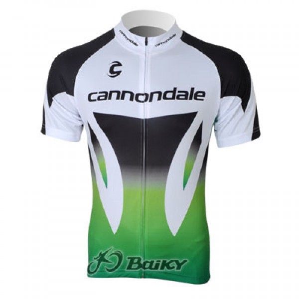 Cannondale Fietsshirt Korte mouw wit zwart groen 610
