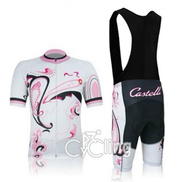 2012 Dames Castelli Fietskleding Fietsshirt Korte+Korte fietsbroeken Bib 3622
