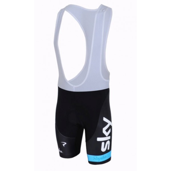 2013 Team Sky Korte fietsbroeken Bib met zeem zwart 4681