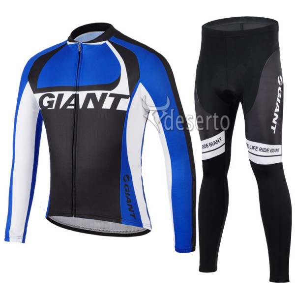 2014 Giant Fietspakken Fietsshirt lange mouw+lange fietsbroeken 1061