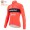 Winter Fleece Trek Segafredo 2022 Pro Team Fietsshirt Lange Mouw rood 202212187