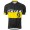 2015 Proteam Scott zwart-geel Fietsshirt Korte Mouwen 2258