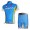 Astana Pro Team Fietsshirt Korte mouw Korte fietsbroeken met zeem Kits blauw 4049