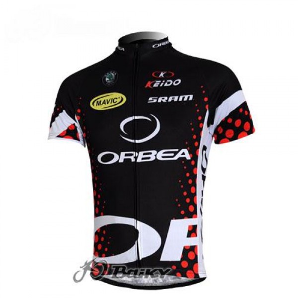 Orbea Pro Team Fietsshirt Korte mouw zwart blauw 452