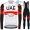 2021 Winter Fleece UAE Emirates Pro Team Fietskleding Fietsshirt Lange Mouw+Lange Fietsbroek Bib 967