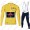 Team INEOS Grenadier Tour De France 2021 Mannen Wielerkleding Set Fietsshirts Lange Mouw+Lange Fietsrbroek Bib Yellow 2021154