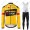 Jumbo Visma 2021 Pro Team Wielerkleding Set Fietsshirts Lange Mouw+Lange Fietsrbroek Bib 2021226