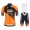2019 Boels Dolmans Orange Fietskleding Set Fietsshirt Korte Mouw+Korte fietsbroeken RENK473