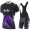 Liv Pro team 2017 zwart-lila FIetskleding Set Wielershirt Korte Mouw+Korte Fietsbroeken Bib 02 815WMZRK 2017082287