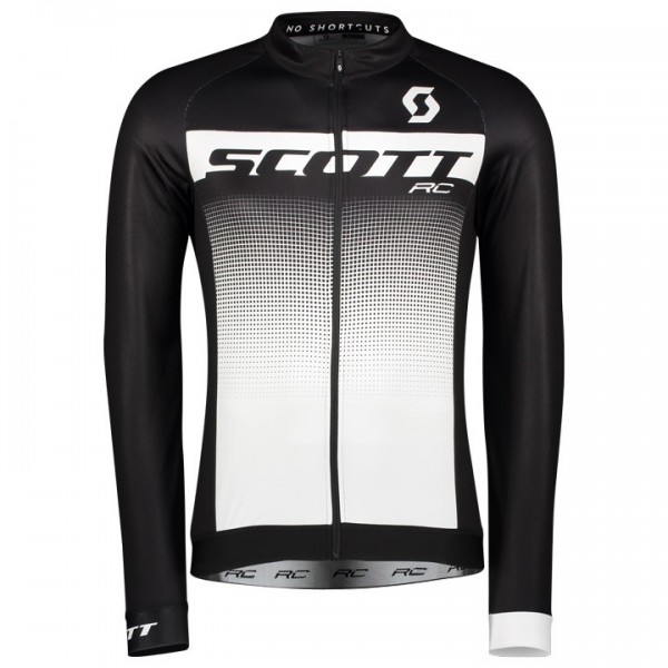 2017 Scott RC zwart-wit Fietsshirt lange mouw 2559