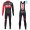2017 GCN Pro Team Pro Winter Set Wielerkleding Wielershirt lange mouw+Lange fietsbroeken Bib 2476
