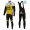 2016 Lotto-Jumbo geel Winter Set Wielerkleding Wielershirt lange mouw+Lange fietsbroeken Bib 213629