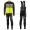 2016 Scott RC zwart-wit-groen Fluo Set Wielerkleding Wielershirt lange mouw+Lange fietsbroeken Bib 213680