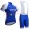 2017 QUICK-STEP FLOORS blauw Fietskleding Wielershirt Korte Mouw+Korte Fietsbroeken Bib 201717834