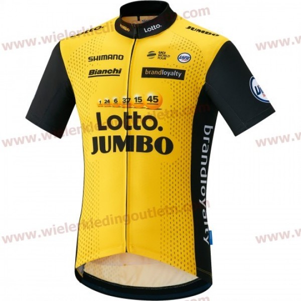 LottoNL-Jumbo 2018 Wielershirt Korte Mouwen D235