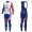2018 Profteam FDJ wit Fietskleding Fietsshirt lange mouw+Lange fietsbroeken Bib T7wsB