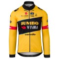 TEAM JUMBO-VISMA 2023 wielershirt met lange mouwen professioneel wielerteam TEAM JUMBO-VISMA 2023 wielershirt met lange mouwen professioneel wielerteam